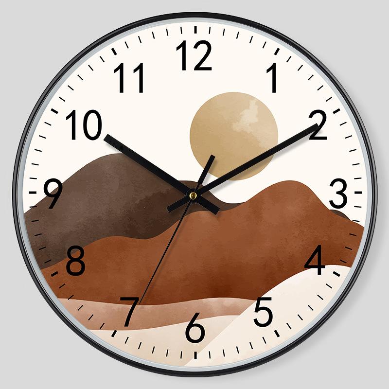 

12 Inch 30CM Silent Wall Clock, Creative and Fashionable, Modern Home Clock, Living Room Simple Clock