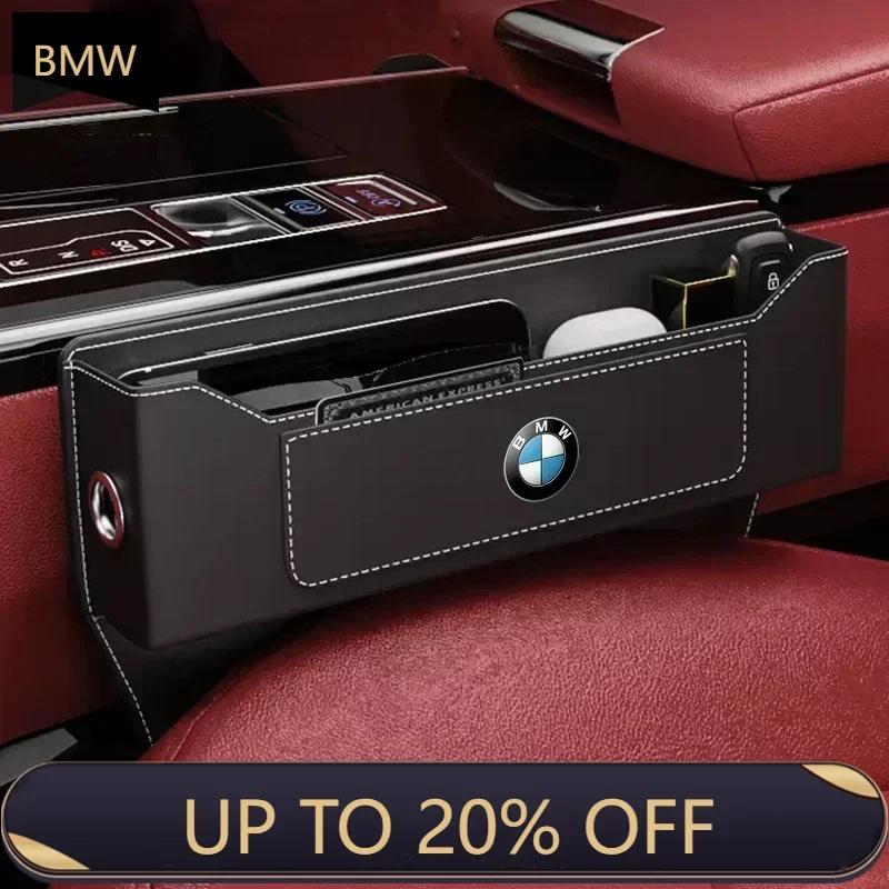 2025 E46 x5 Autositz-Spalt Multifunktions-Leder-Organizer Aufbewahrung für BMW X1 X3 X5 X6 X7 1 3 5 6 7 Serie G20 G30 G11 F15 F16 G01