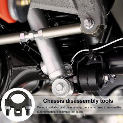 Ferramenta de Remoção de Chassi de 3/8 de Polegada para Terminais de Direção Padrão Fácil Instalação e Remoção Sem Extrator de Terminal de Direção Externo Leve Portátil Aço Carbono Ferramenta de Reparo Automotivo