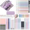 Back to School Stationery Set with High Appearance Pencil Pouch, Elementary Student Reward Gift, Multifunctional Pencil Case Learning Supplies