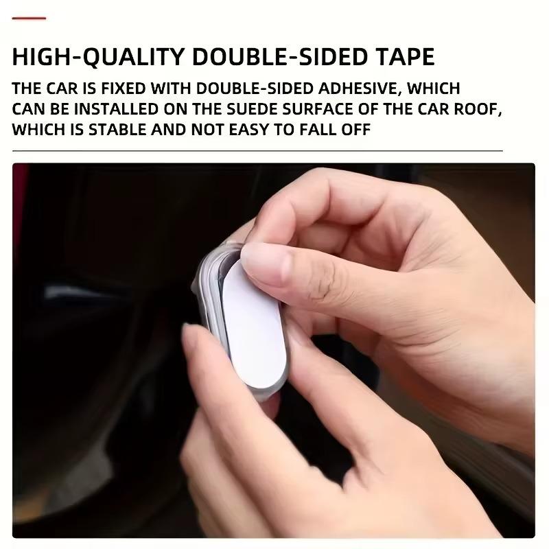 LED Touch Control Light CarRGB Ambient Light WirelessRoof Reading Lamp USB RechargeableEasy Installation for Auto Interior Decor