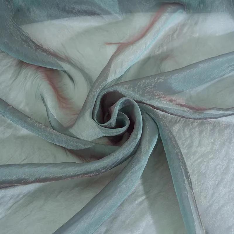 

100x150cm Solid Color Tulle Fabrics Wedding Celebration Curtain Clothing Mesh Layout Chair Back Yarn Encryption Net Material 100x150cm