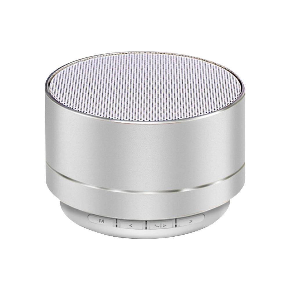 A10 Wireless Bluetooth Speaker Small Steel Cannon Subwoofer Portable Mini Gift Card Bluetooth Audio PC Notebook Outdoors Speaker