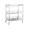 Stainless Steel Mobile Instrument Cart for Beauty Salon and Oral Care