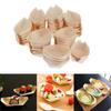 Wood Serving Boats Natural wood Take Out Trays plate bowl tableware 60x50mm