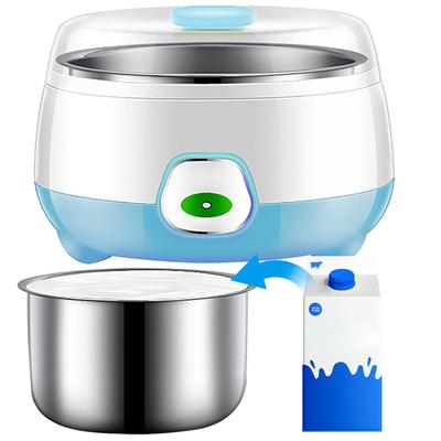 1L Automatic Yogurt Machine Multifunctional Electric Mini Yogurt Maker Stainless Steel Household Rice Wine Maker for DIY Yogurt