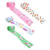 Set of 2 Polyester Ribbons Easter Decoration Festival Decorating Supplies for Holiday Party Decors and Practical Crafts