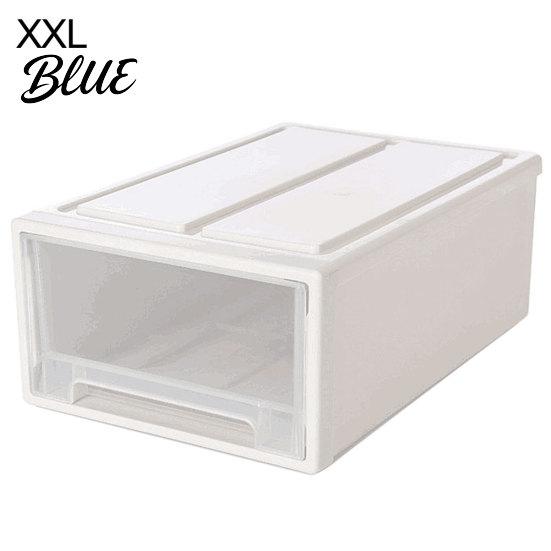 Household Plastic Transparent Container Organizer Storage Box Stackable Drawer