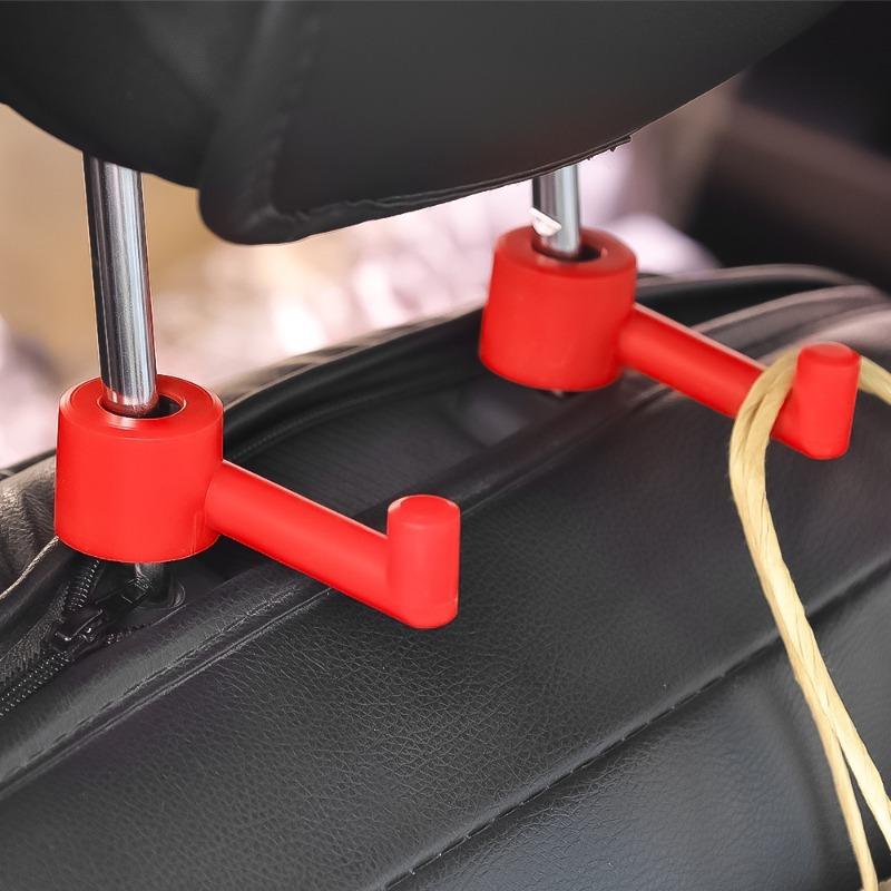 Versteckte Haken für die Kopfstütze im Auto, Innenhalterung für Telefon, Aufhänger für die Autositzlehne, 2-in-1-Aufbewahrungshaken für die Autositzlehne, Befestigungsclip