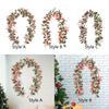 165cm Christmas Decoration Rattan Garland Artificial Plants Rustic Lifelike Wall