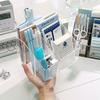 Transparent Acrylic Makeup Organizer Box Pen Holder Desktop Stationery Storage Box Multifunctional Student Office Organizing Box