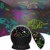 1pcs 5.7*5.1 Inch Dinosaur Night Light Black Night Lamp New Dinosaur Projector Kids