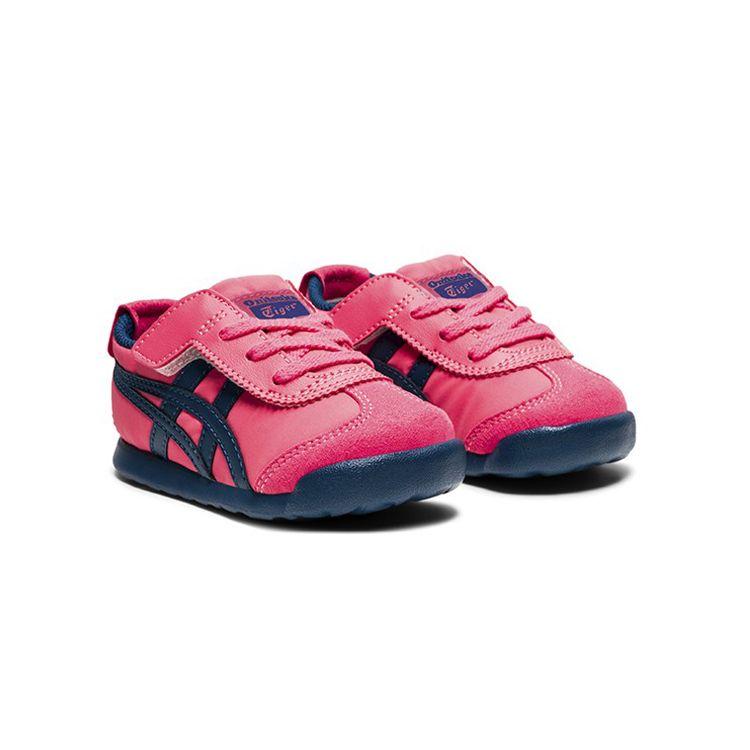 Onitsuka Tiger Mexico 66 Shock Absorbing Durable Low Top Walking Shoes Baby sneaker Gem-Red 1184A142-700