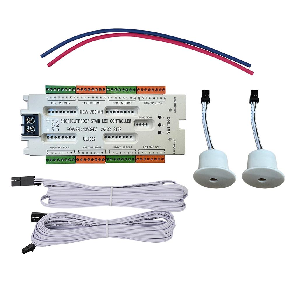 

Channel Staircase LED Motion Sensor DC12V/24V Light Avoid-Short Circuit Controller Stair Light Night Lights Replacement Kit China Mainland