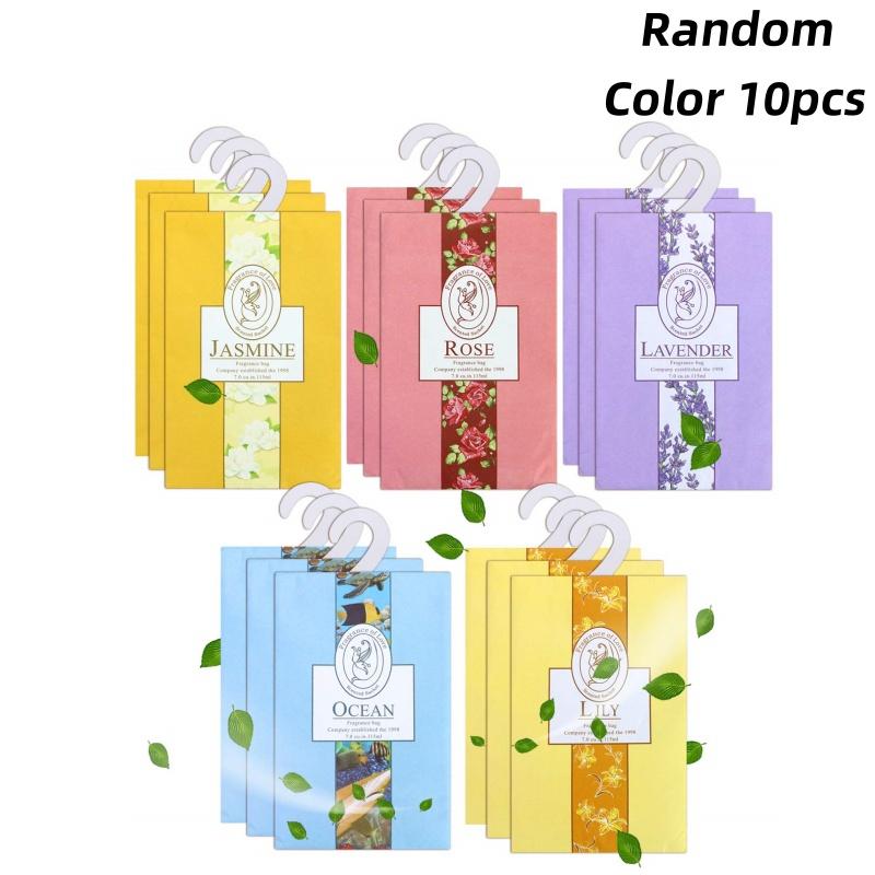 

10/15 шт. ароматизированные саше для шкафа, подвесные ароматерапевтические мешочки, натуральный длительный аромат для автомобиля, освежитель воздуха для дома