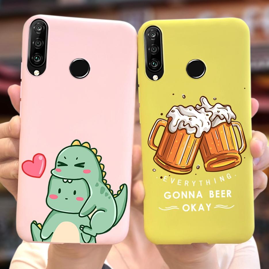 For Huawei P30 Lite Case Cute Fashion Carton Cover Soft Silicone Phone Case For Huawei P30 Pro P 30 Lite P30Lite Back Cover Bags
