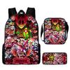 Hell Inn Hazbin Hotel Student School Bag High Value Leisure Oxford Ridge Relief Backpack