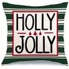 Home Decor Merry Christmas Tree & Truck Throw Pillows Pattern Cushion Cover Suitable For Sofa Bedroom Car Pillow Cover