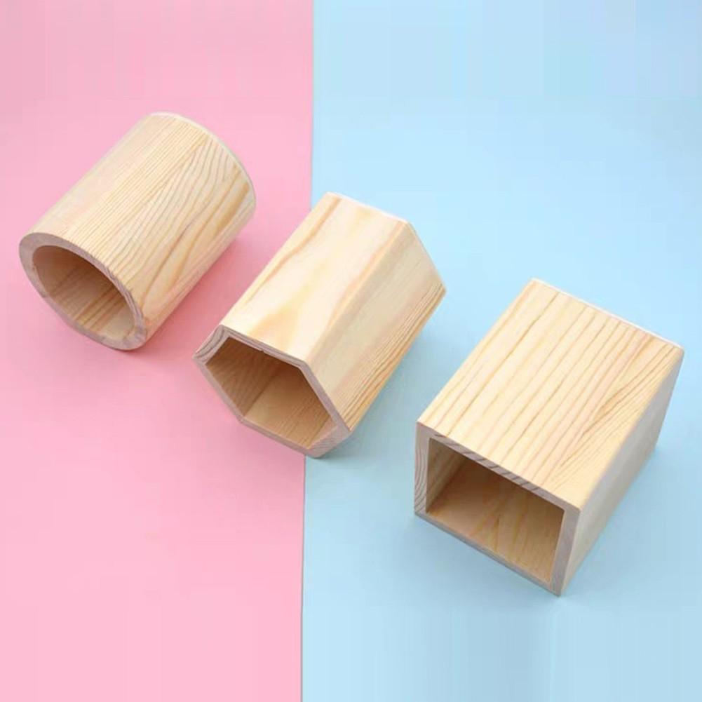 

Pencil Desk Organizer Stationery Wooden Pen Pot Holder Suitable A