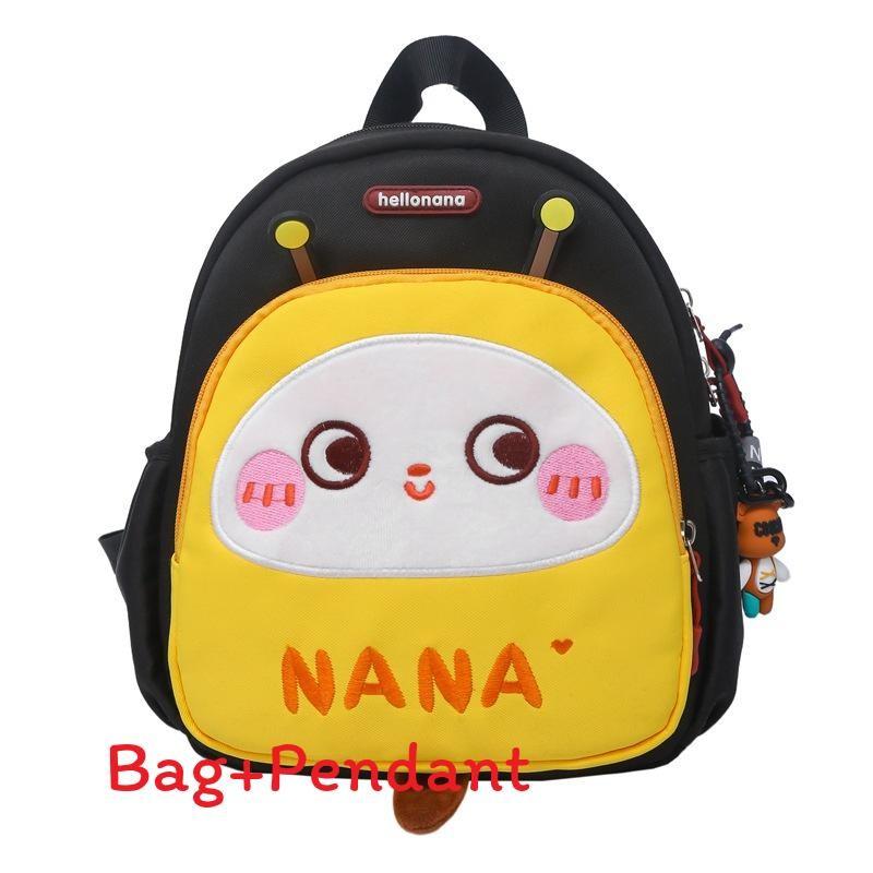 Minimalist Nylon School Backpack For Teens With Comfortable Shoulder Straps чёрный