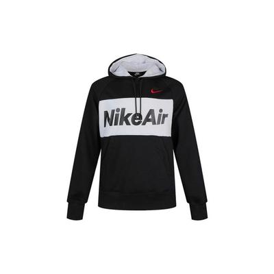 Felpa con Cappuccio Colorblock con Stampa Logo Alfabeto Uomo Felpe Nere CJ4825-010