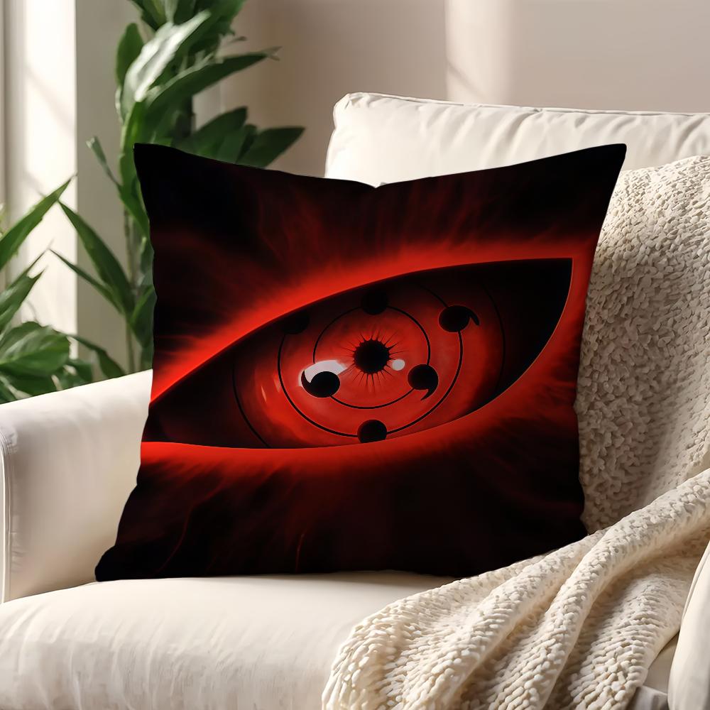 Funny NNarutoS eye cushion cover For Pillow Printing Sofa Decoration Home Car Room Coffee Shop Office Nordic Simplicity