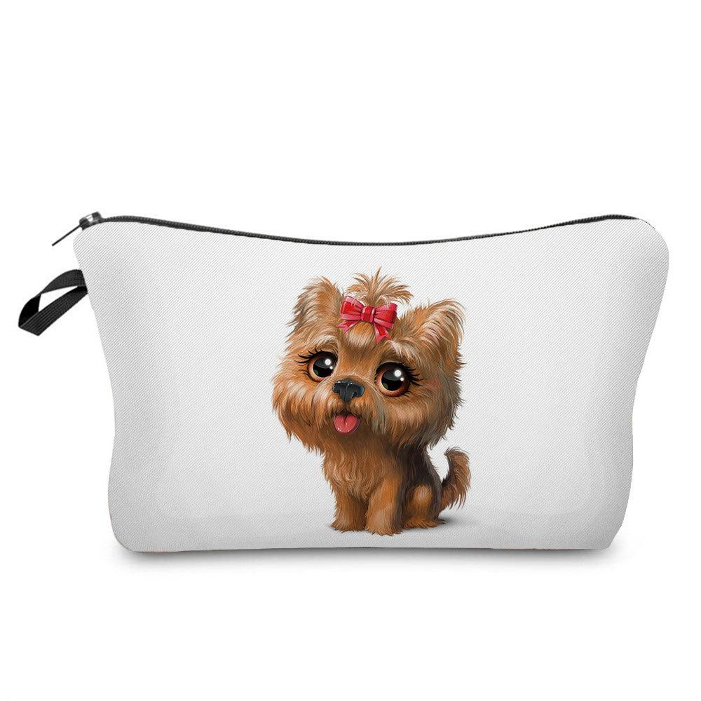 Women Animal Print Cosmetic Bag Toiletries Organize Travel Storage Case 6777