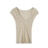 Korean Style Lace Trim V-Neck Sleeveless Slim-Fit Tank Top 2026