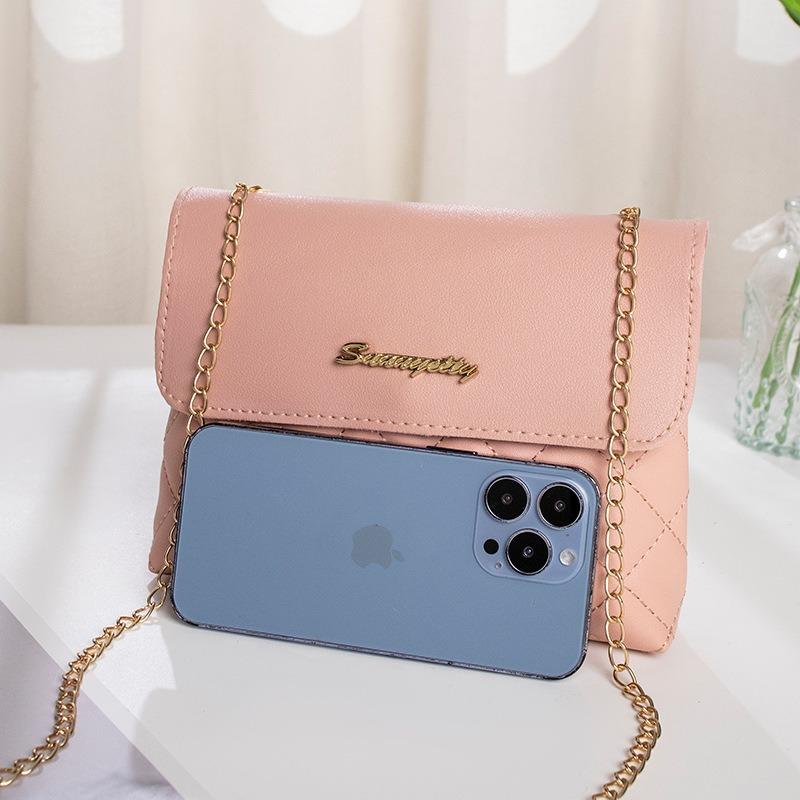 Autumn new fashion casual small fresh shoulder bag diamond messenger bag fashion small square bag
