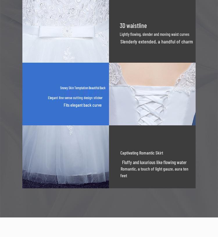 2025 Off-the-Shoulder Korean Plus Size Floor-Length Wedding Dress B55