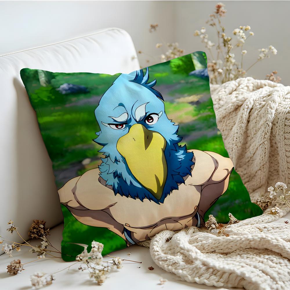 Cushion Cover Linen SkinFriendly Soft Decorative Case For Sofa Home Decor Anime SShangriLa Frontier Pillow Cover