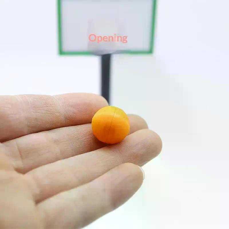1 Set 1: 12 Dollhouse Basketball Stand Simulation Mini Sports Equipment Model Toy Doll House Scene Accessories