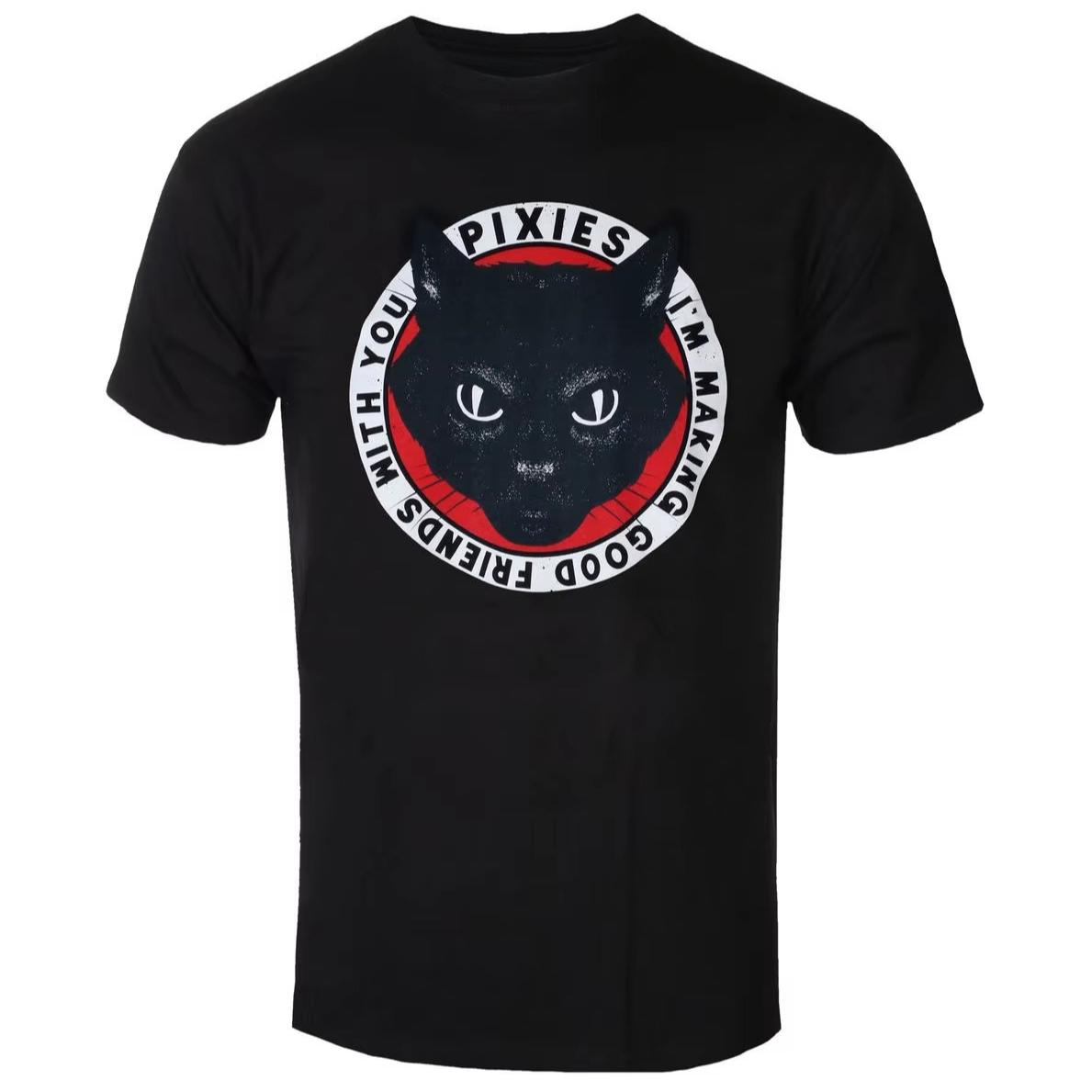 2026 Summer Fashion Trendy Tee Fit Pixies Graphic Cotton T-shirt Unisex Summer Short Sleeve Fashion Tee Casual Vintage Top 4XL