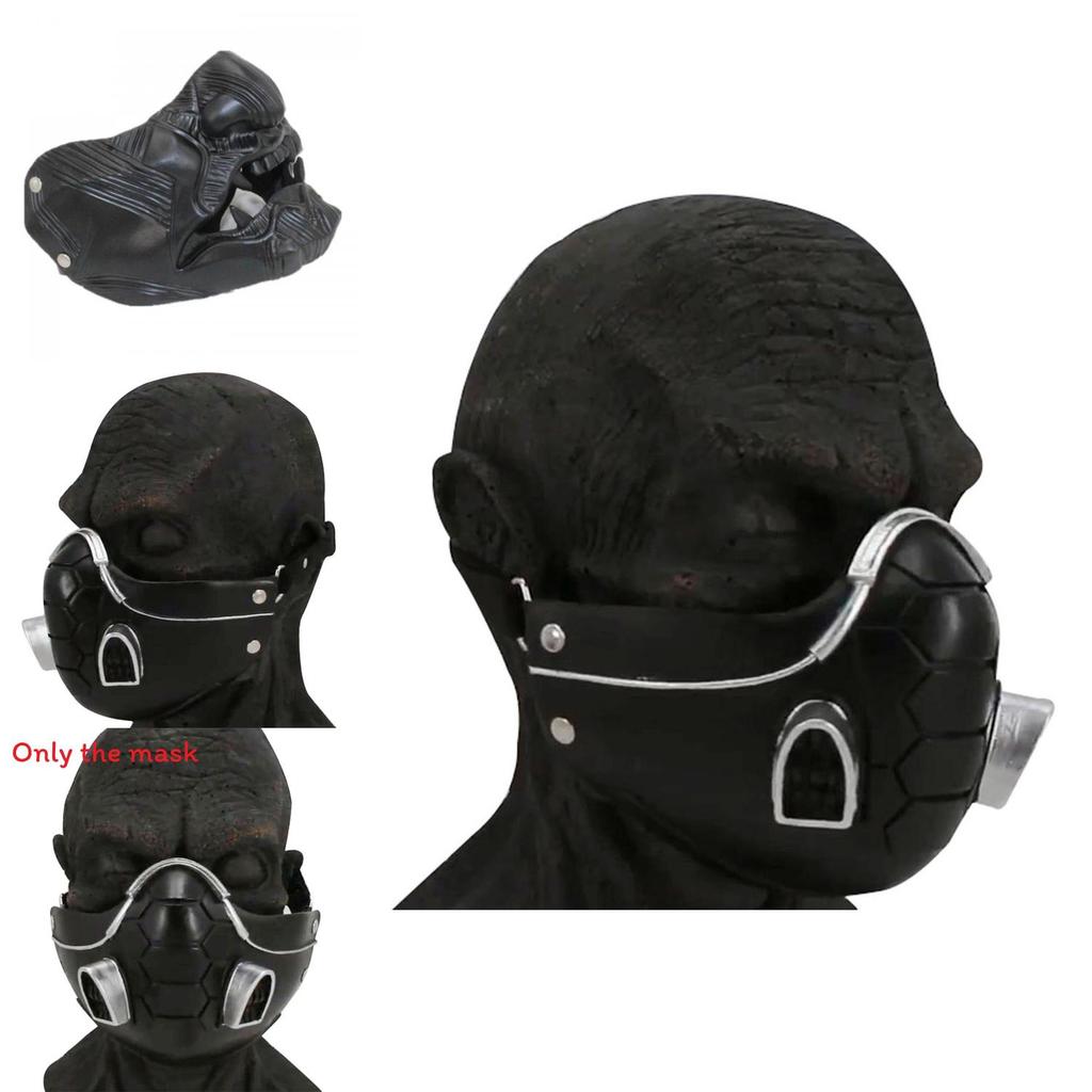 Ghost Of Tsushima Mask Halloween Prop Resin Viper Design For Halloween And Christmas