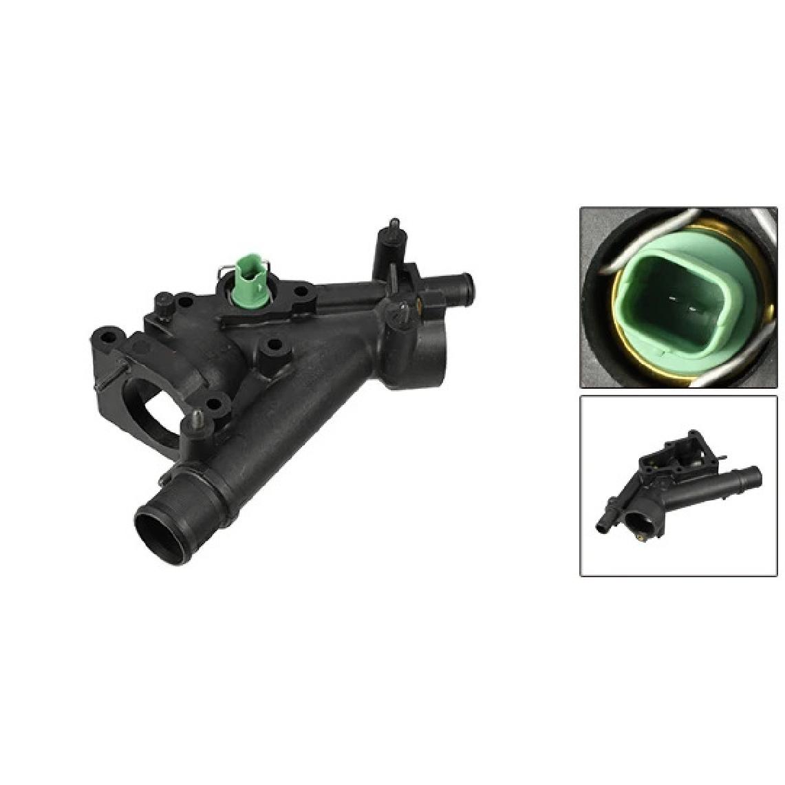 X Autohaux Auto Engine Coolant Thermostat Housing Assembly Parts 1338AV for Peugeot 307 2005-2008 Car Replacement Accessories