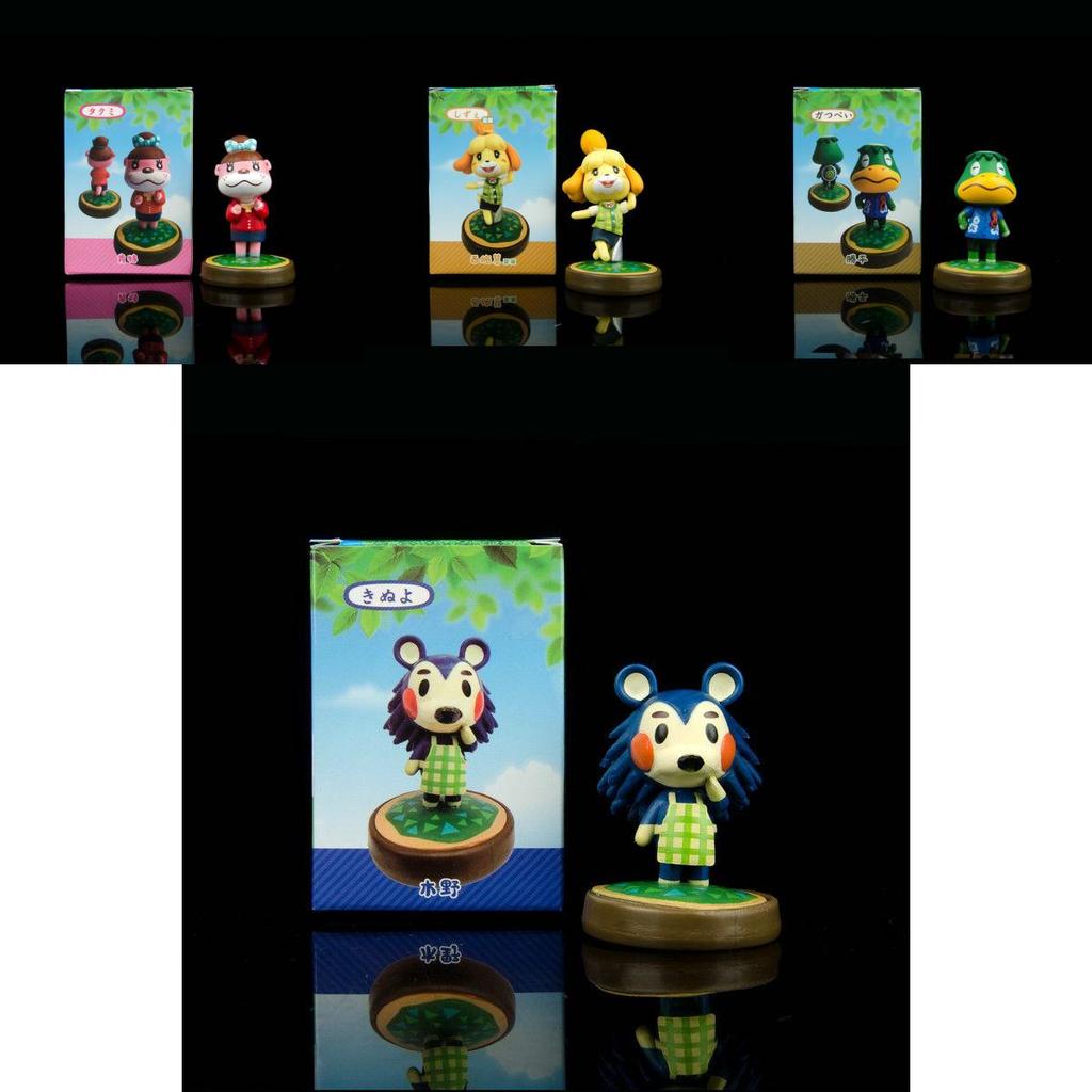 Adorable Animal Crossing Action Figure Toys Brightly Colored Pvc Dolls Kids Gift