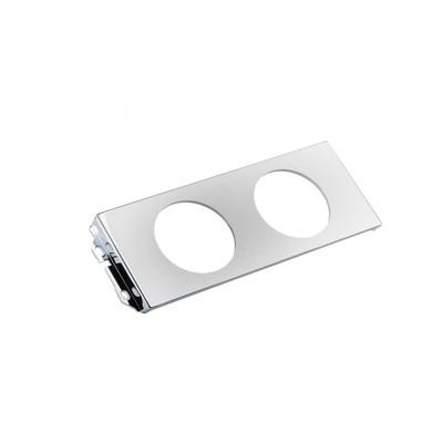 IL Motorsport NA6CE/NA8C NA0-0082 Audio Meter Panel, 2 X 2 Holes, Chrome