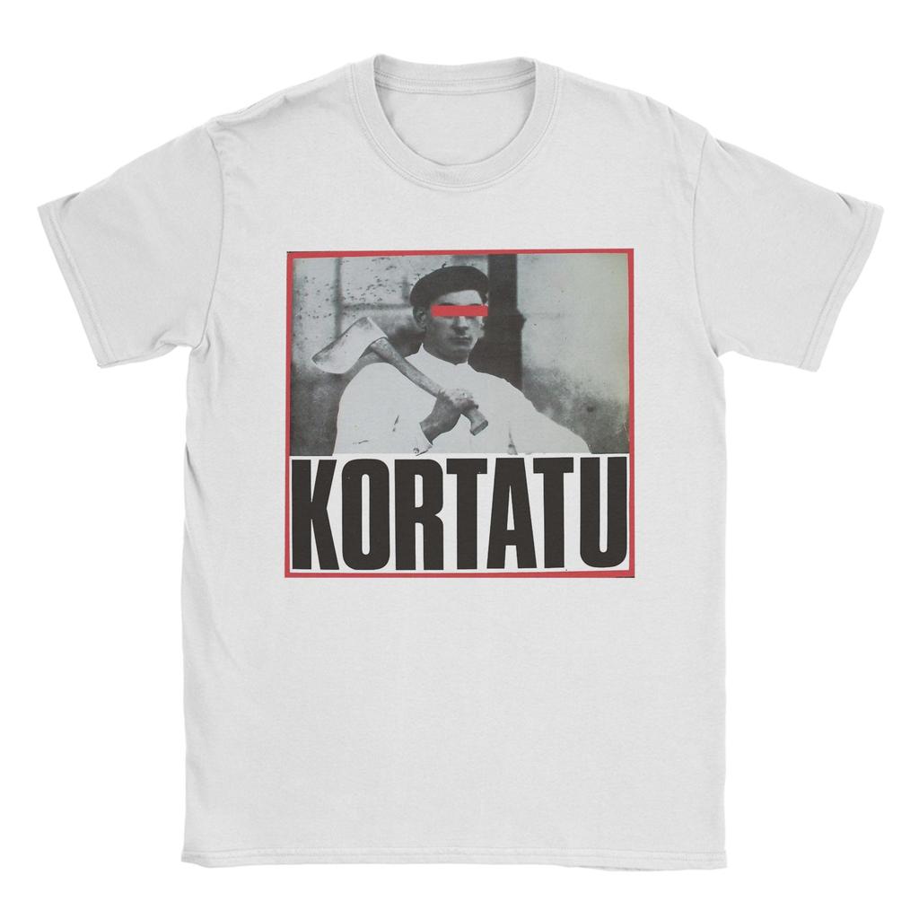 Unisexs Band Kortatu Event T Shirts Pure Cotton Clothes Vintage Short Sleeve O Neck Tees Plus Size TShirt