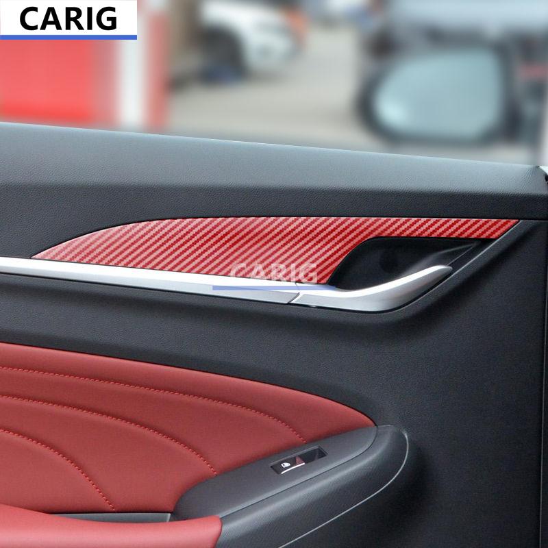 For CHANGAN EADO PLUS 20-22 Door Panel Armrest Sticker Carbon Fiber Pattern Protective Film Interior Modification Accessories
