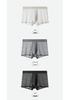 Hollow Lace Ice Silk 10A Antibacterial Men's Breathable Ultra-Thin Sexy Boxer Briefs