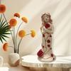 Hugging Rose Goddess Statue Resin Red Rose Girl Figurine Sculpture Home Office Desktop Bookshelf Decoration Ornament