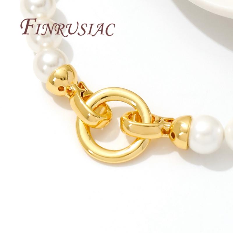 18K Gold Plated Fasteners For Clasps Connectors For Jewelry DIY Bracelets Making Accessories Necklace Clasp Findings