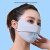 Ice Silk UV Protection Full Face Mask for Women - Outdoor Cycling Sunshade