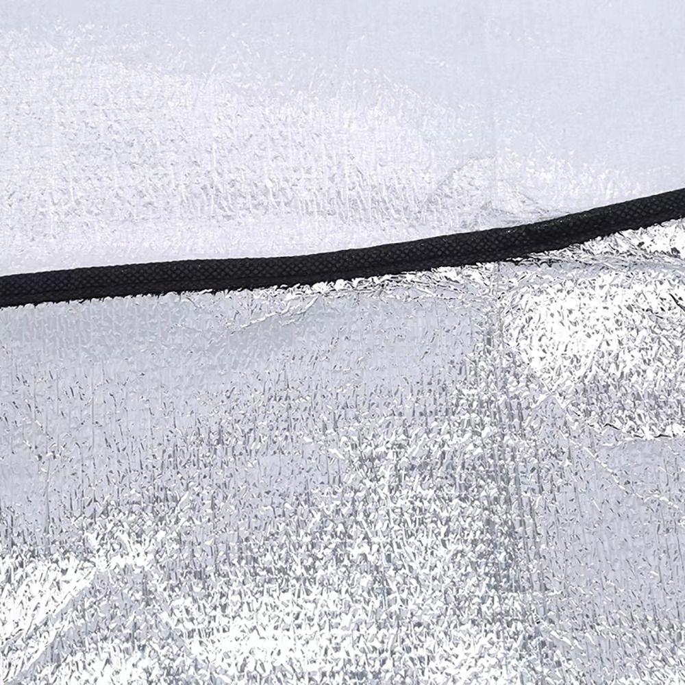 1Pcs Silver Sun Shade Sun Protection Anti-UV Sunscreen New Steering Wheel Cover  Car Supplies