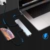 מתאם רכזת USB-C 8 ב-1 RJ45 100Mb/s HDMI 4k USB 3.0 עבור Windows/Mac/Steam