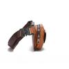 Men's Black Leather Chest Bag Vintage Sling Crossbody Bag Stylish Casual Chest Pack for Daily Use