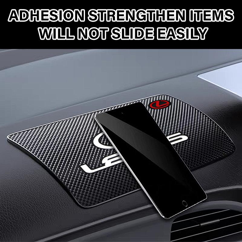 Autopříslušenství Logo auta Protiskluzová podložka Vodotěsná podložka na telefon a brýle Pro Lexus IS300H NX300H CT200H IS250 IS200 RX400H RX450H IS