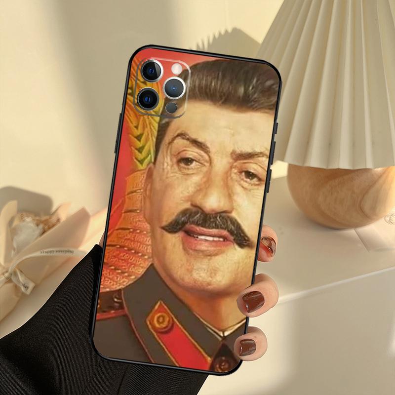 Russian Stalin Ussr Case For iPhone 11 12 13 14 15 16 Pro Max Cover For iPhone 13 12 Mini XR X XS Max Plus