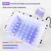 Professional Nail Lamp with Hand Pillow, 4-Timer Smart Touch Screen UV Lamp for Gel Polish, Removable Base, Large Space