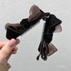 Korean Style Hair Wear Mesh Ponytail Clip Bow Banana Clip Vertical Clip Women Hair Accessories
